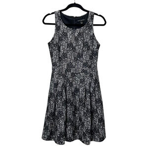 Banana Republic Black Lace Sleeveless A Line Dress Womens 2